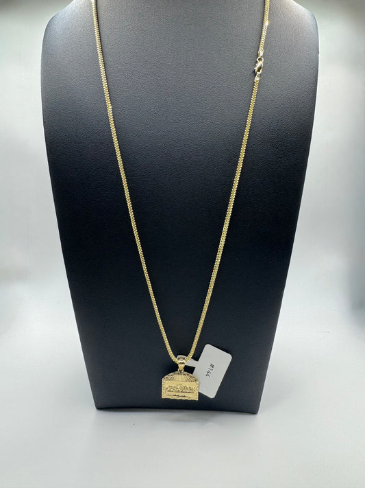 Franco Chain with Last Dinner Pendant