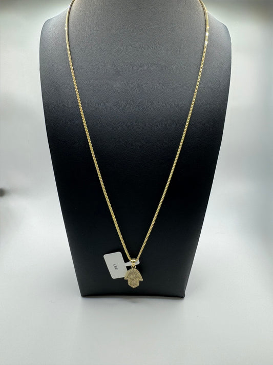 Franco Dige Hand Chain with Stones